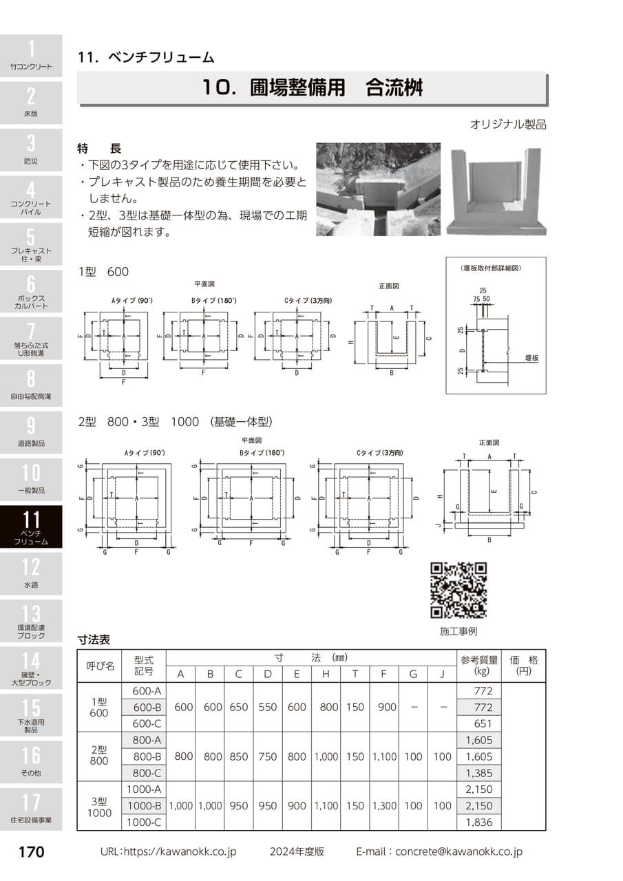圃場整備用合流桝 170(180ページ目)
