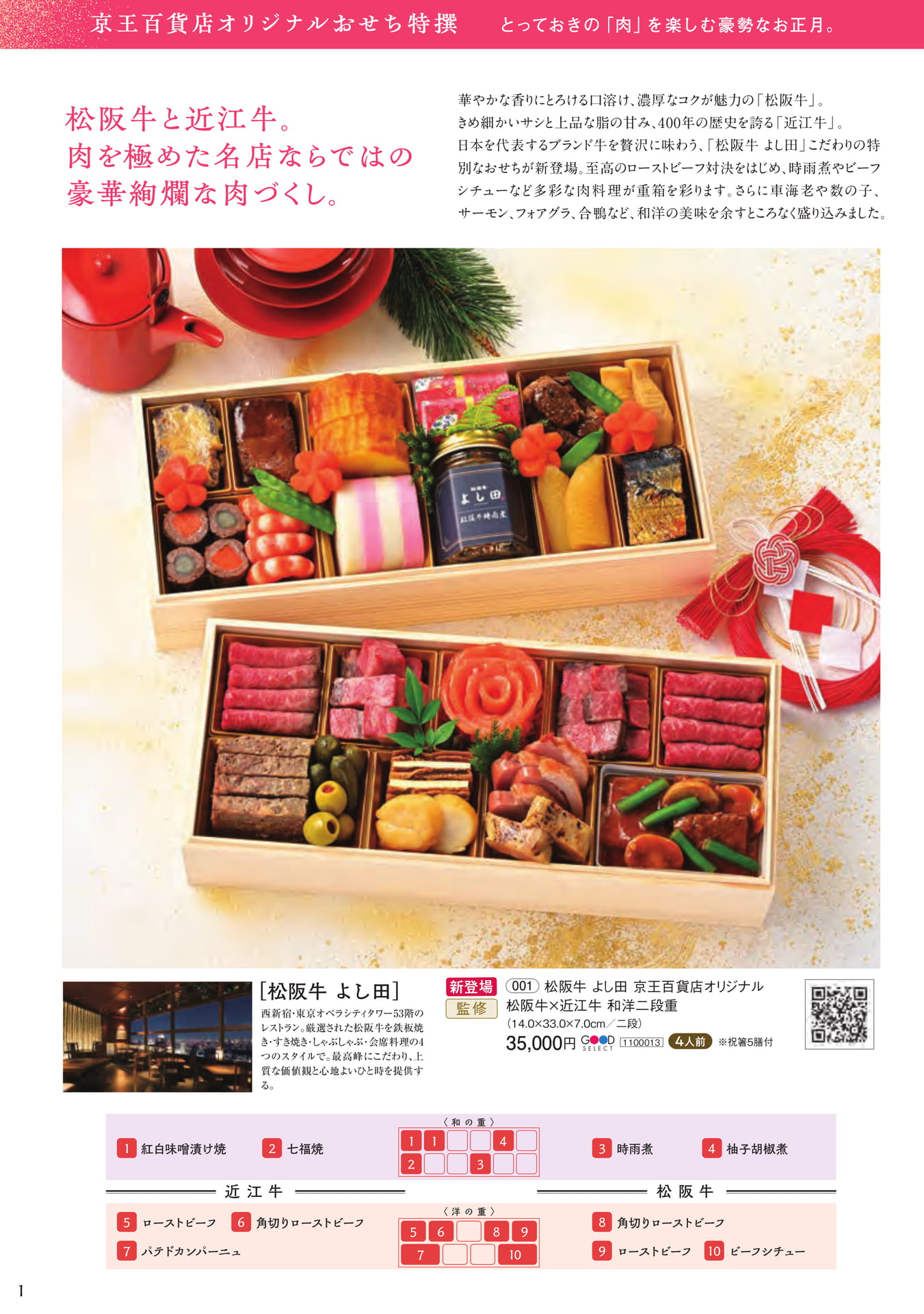 京王百貨店オリジナルおせち特撰(2ページ目)