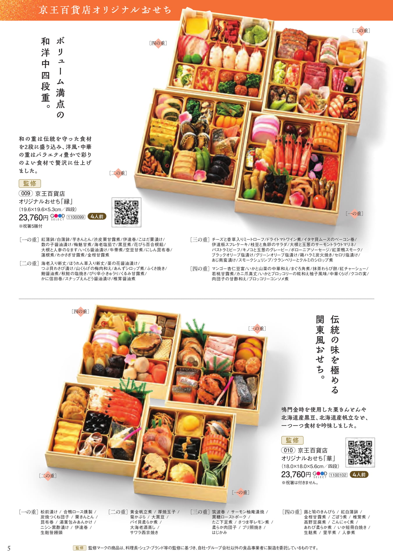 京王百貨店オリジナルおせち(6ページ目)