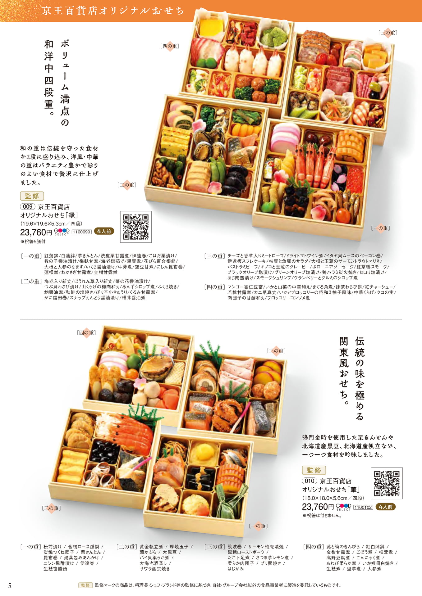 京王百貨店オリジナルおせち（6ページ目）