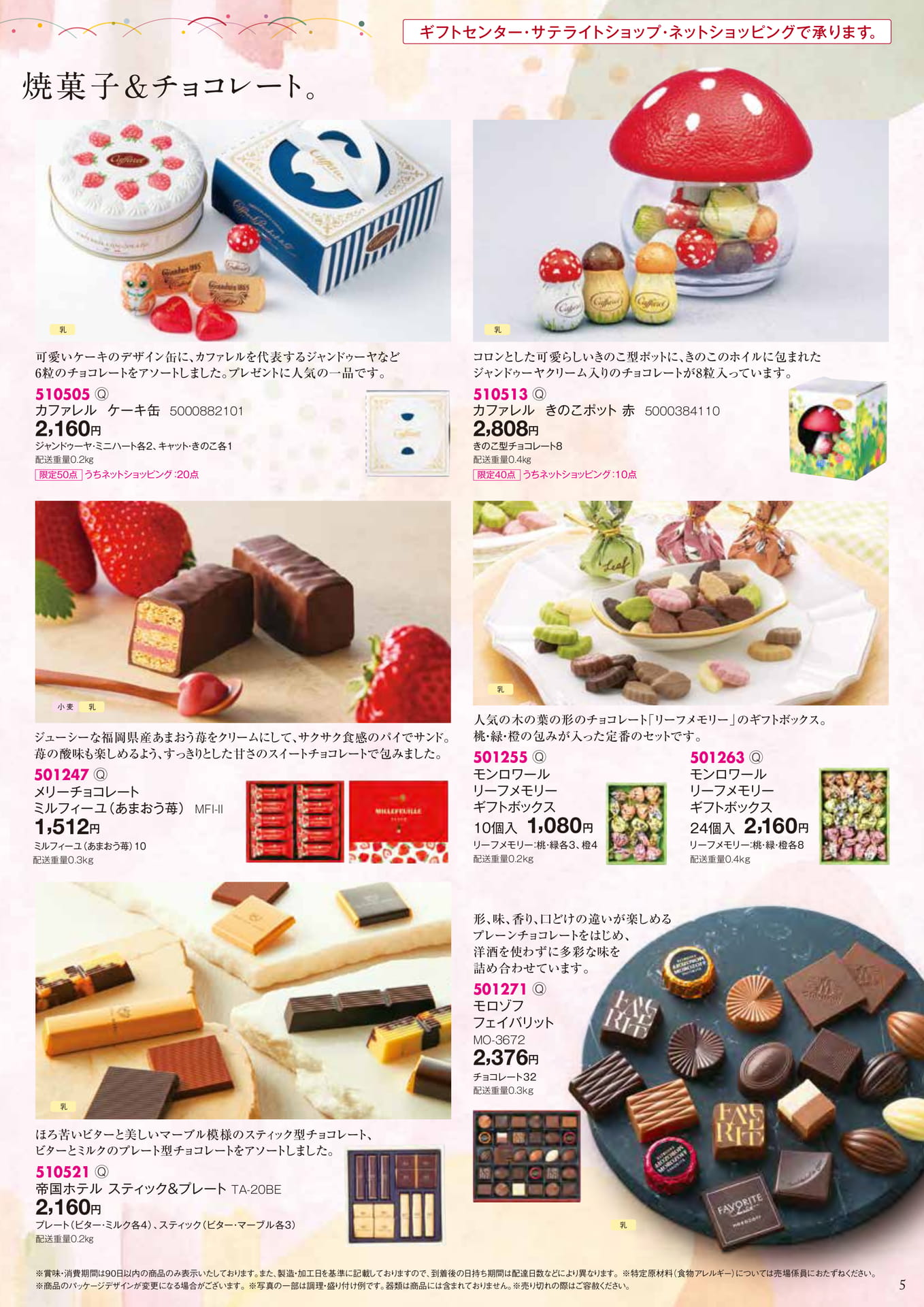 焼菓子&チョコレート(5ページ目)