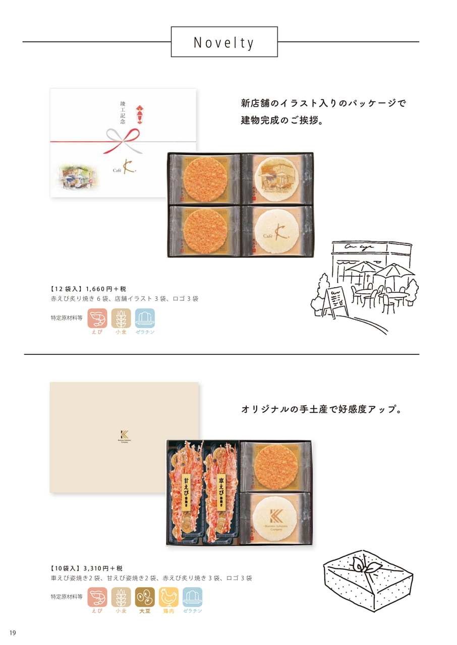 ノベルティ：店舗完成と手土産（20ページ目）