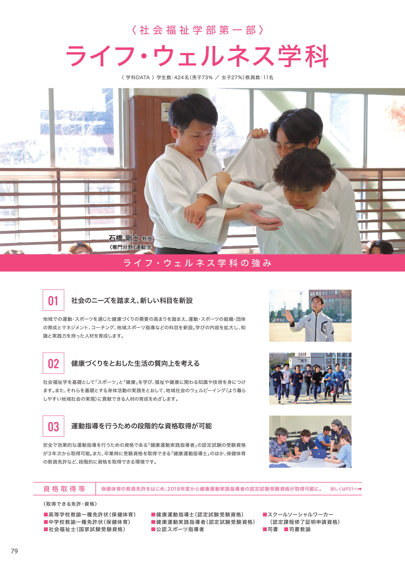 P079　ライフ・ウェルネス学科（80ページ目）