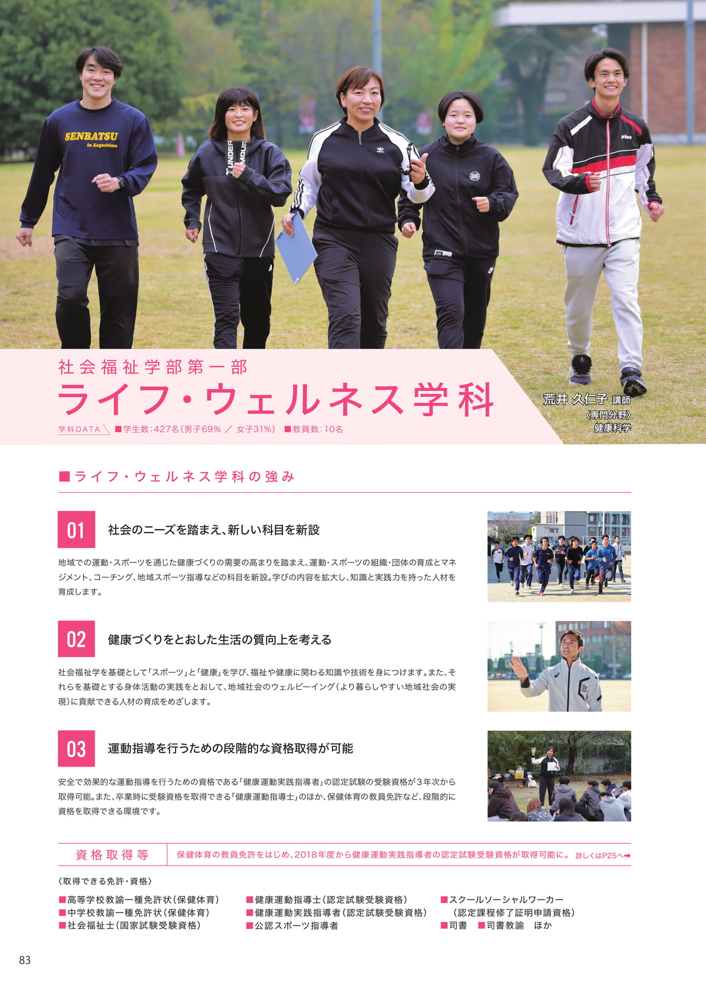 P083 ライフ・ウェルネス学科(84ページ目)