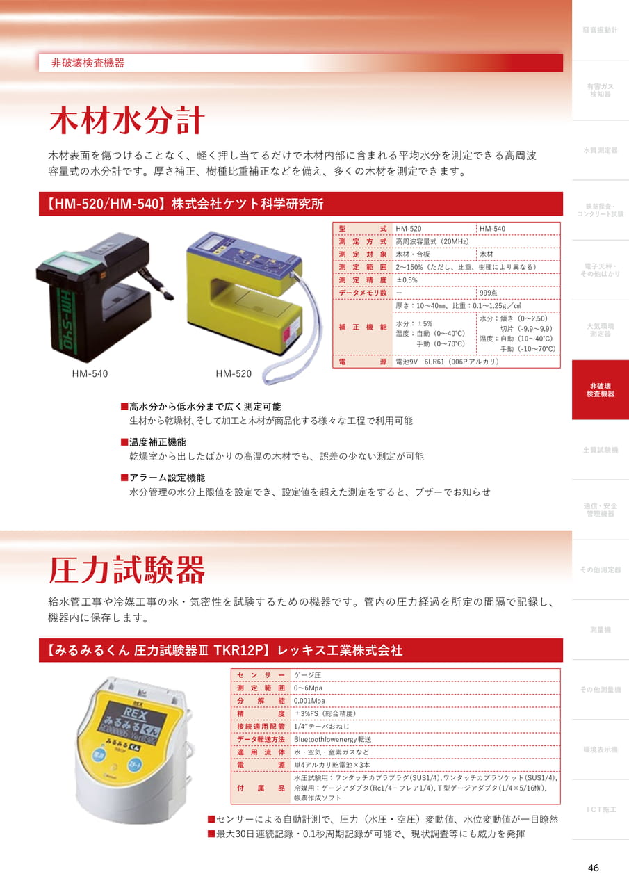 木材水分計（47ページ目）