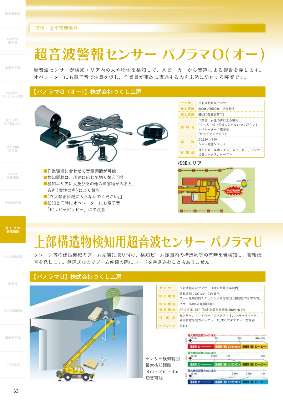 超音波警報センサーパノラマO（64ページ目）