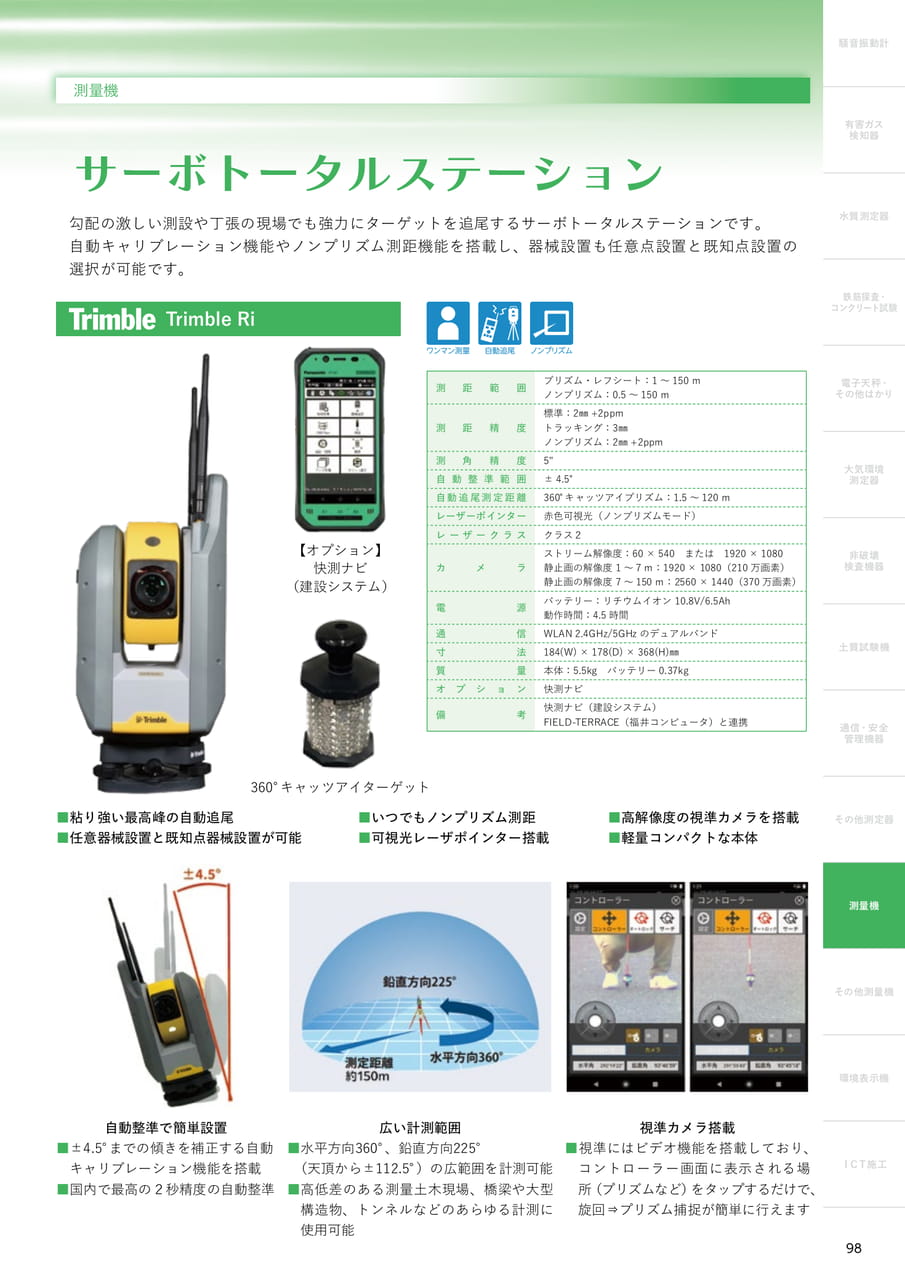サーボトータルステーション（99ページ目）