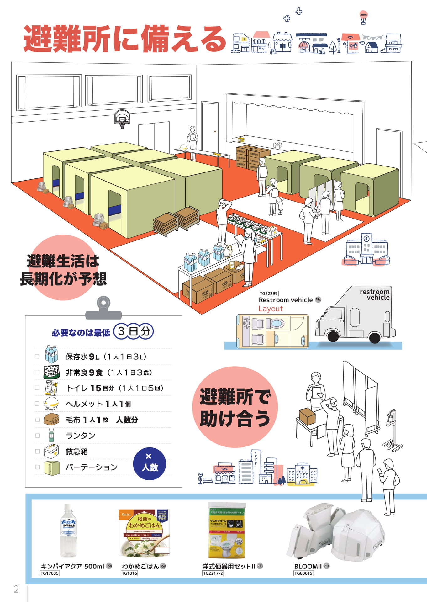 避難所に備える（4ページ目）