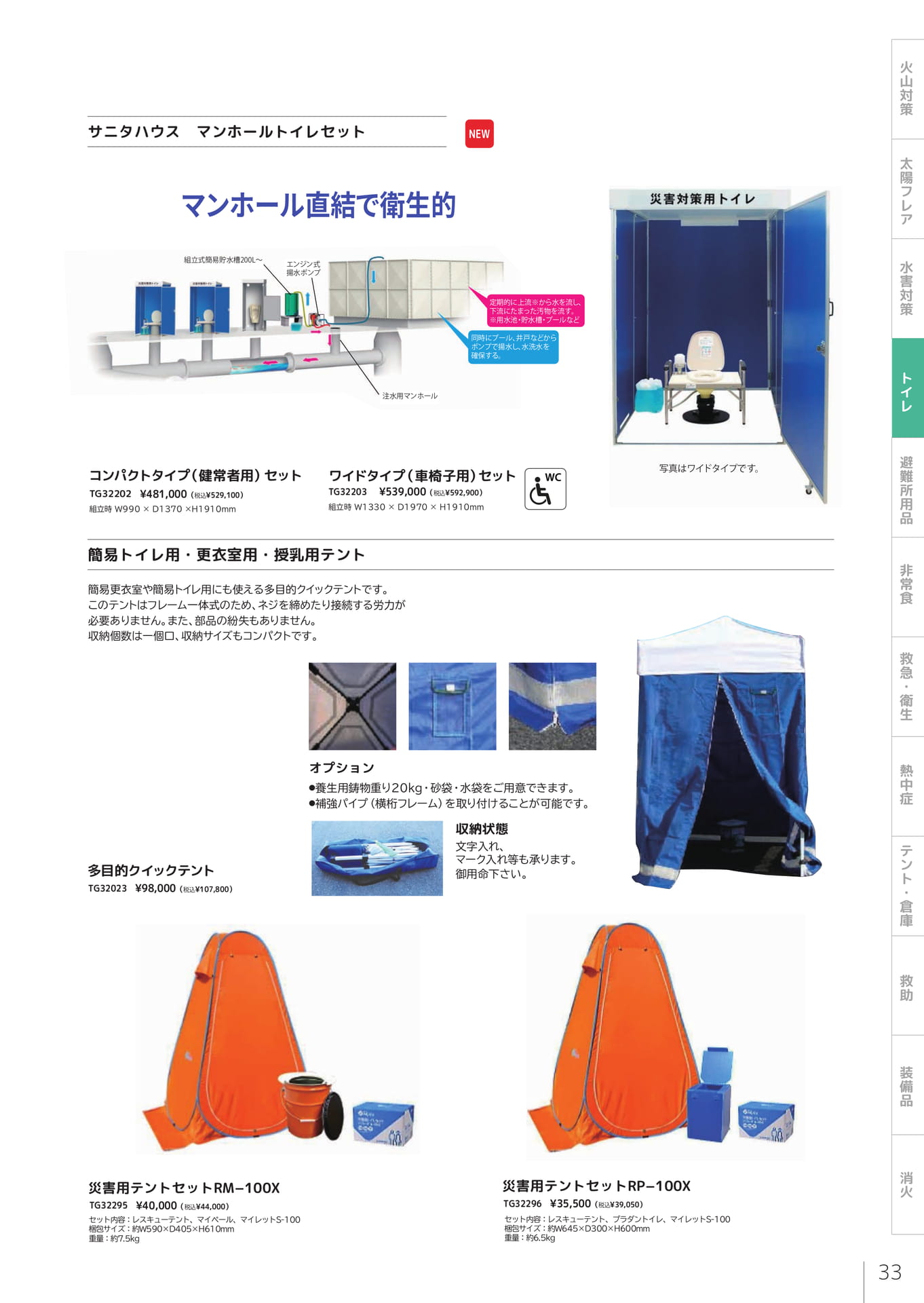 マンホールトイレセット（35ページ目）