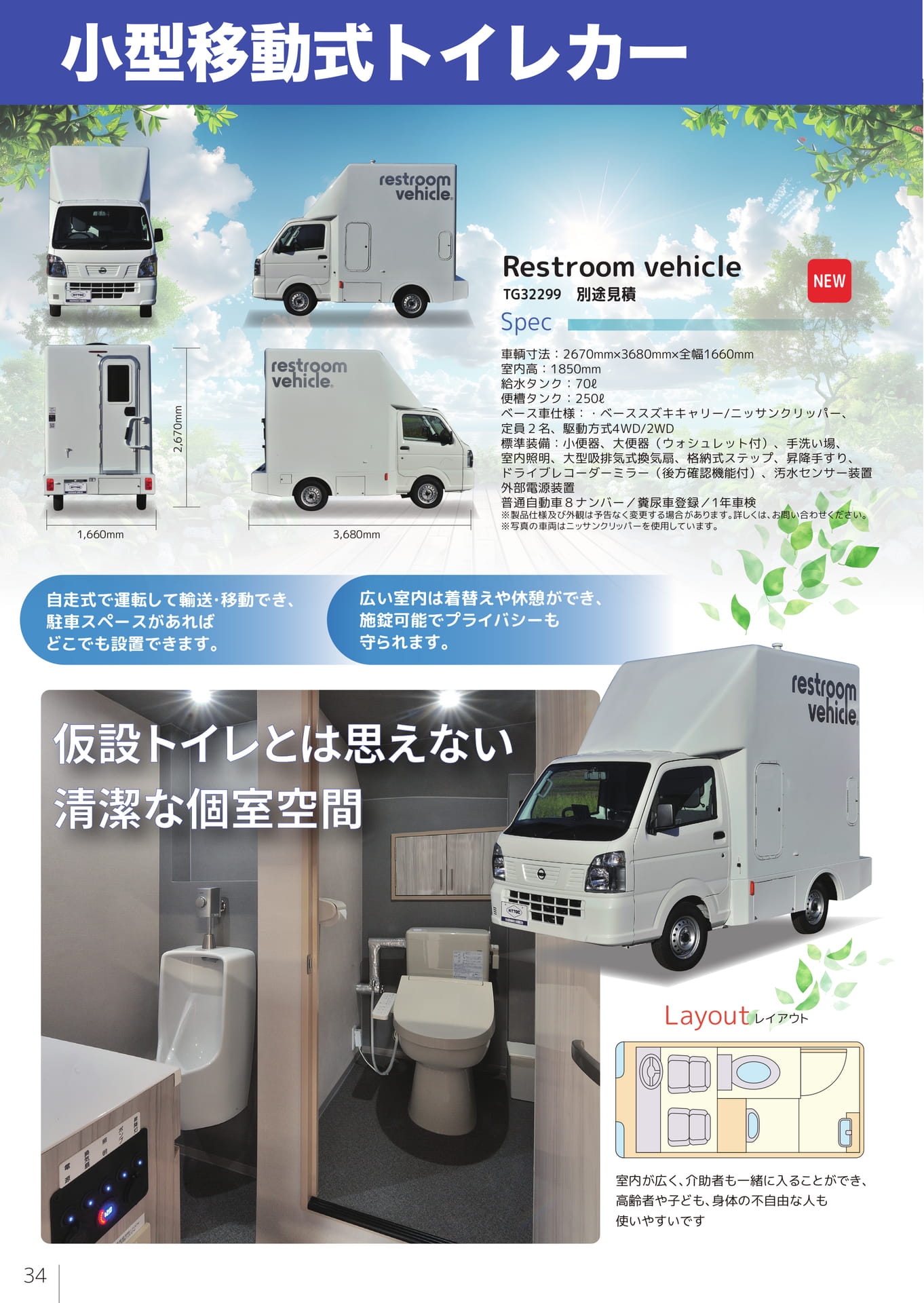 小型移動式トイレカー（36ページ目）