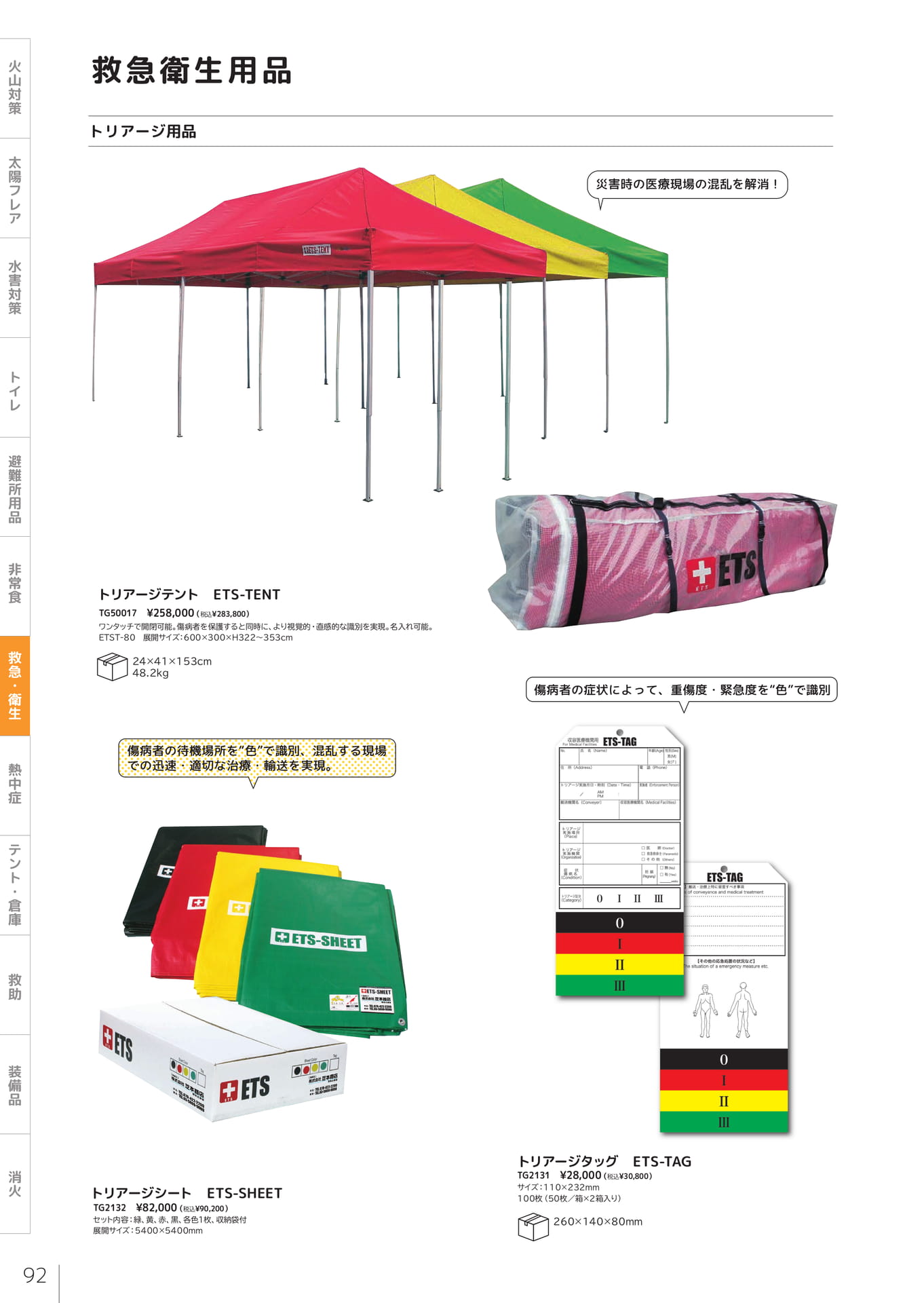 トリアージ用品（94ページ目）