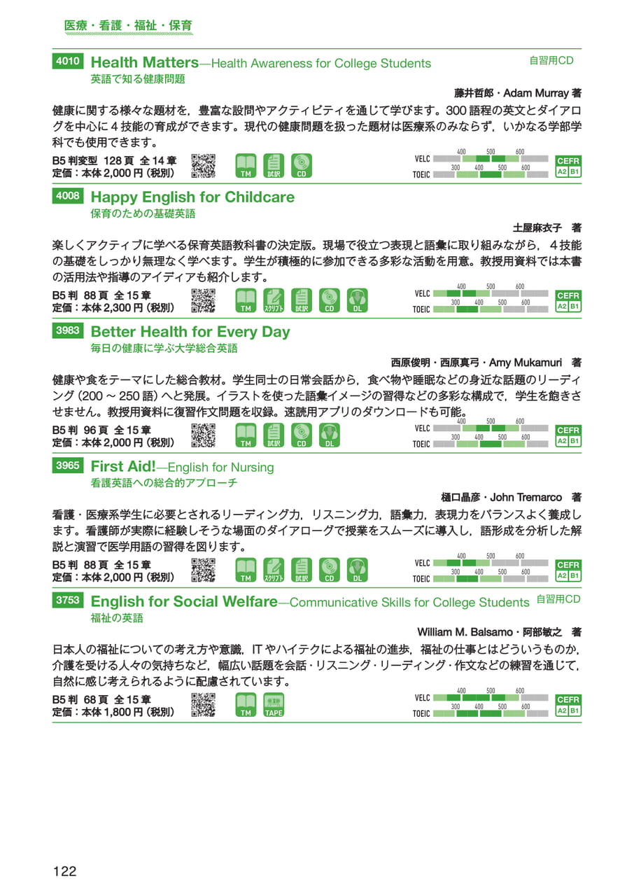 医療・看護・福祉・保育(124ページ目)