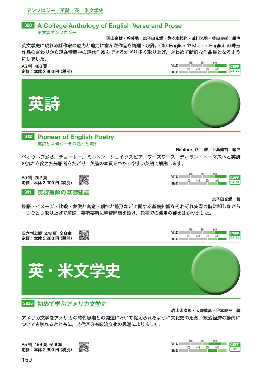 アンソロジー・英詩・英米文学史(152ページ目)