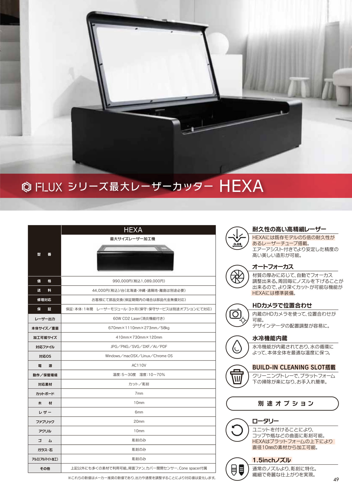 レーザーカッター HEXA・Beambox(49ページ目)