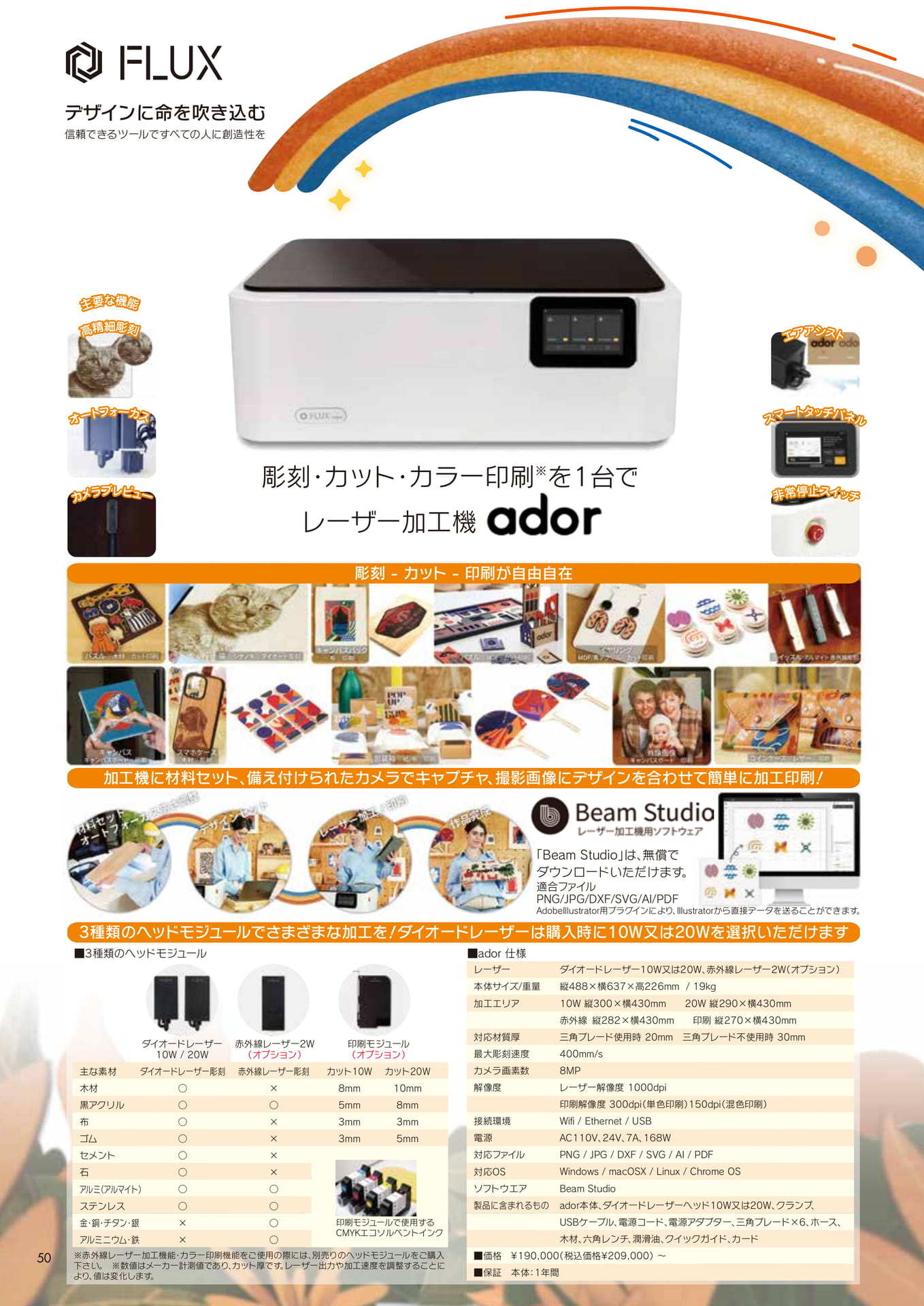 レーザー加工機 ador(50ページ目)