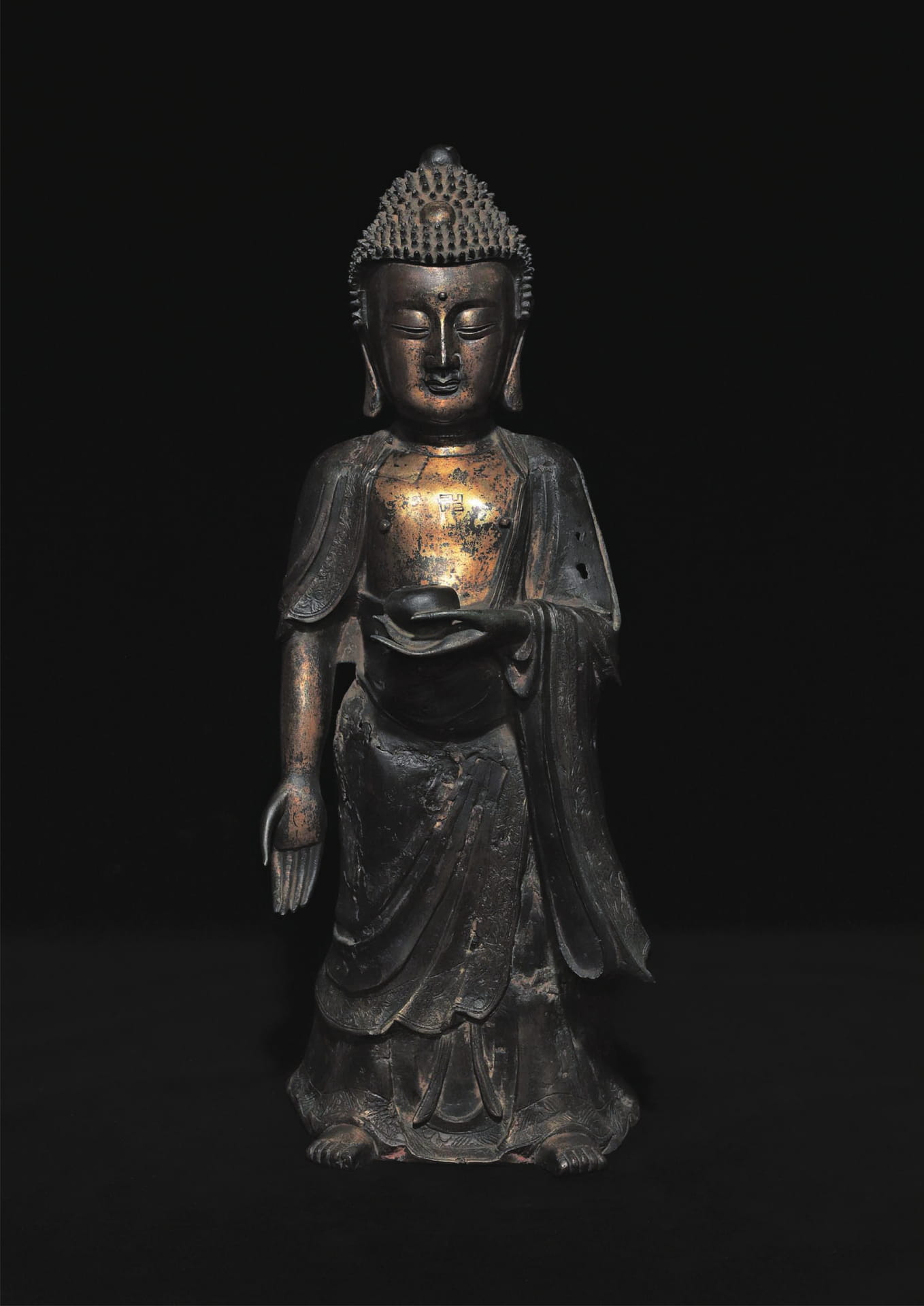 銅鍍金薬師如来立像(249ページ目)