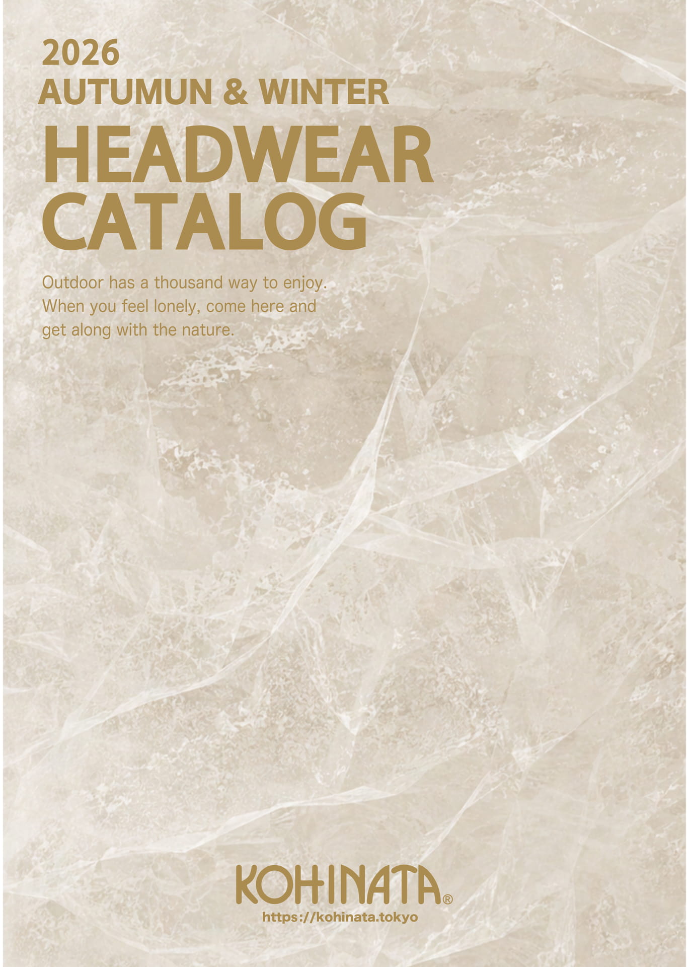 2026 AUTUMUN & WINTER HEADWEAR CATALOG(1ページ目)