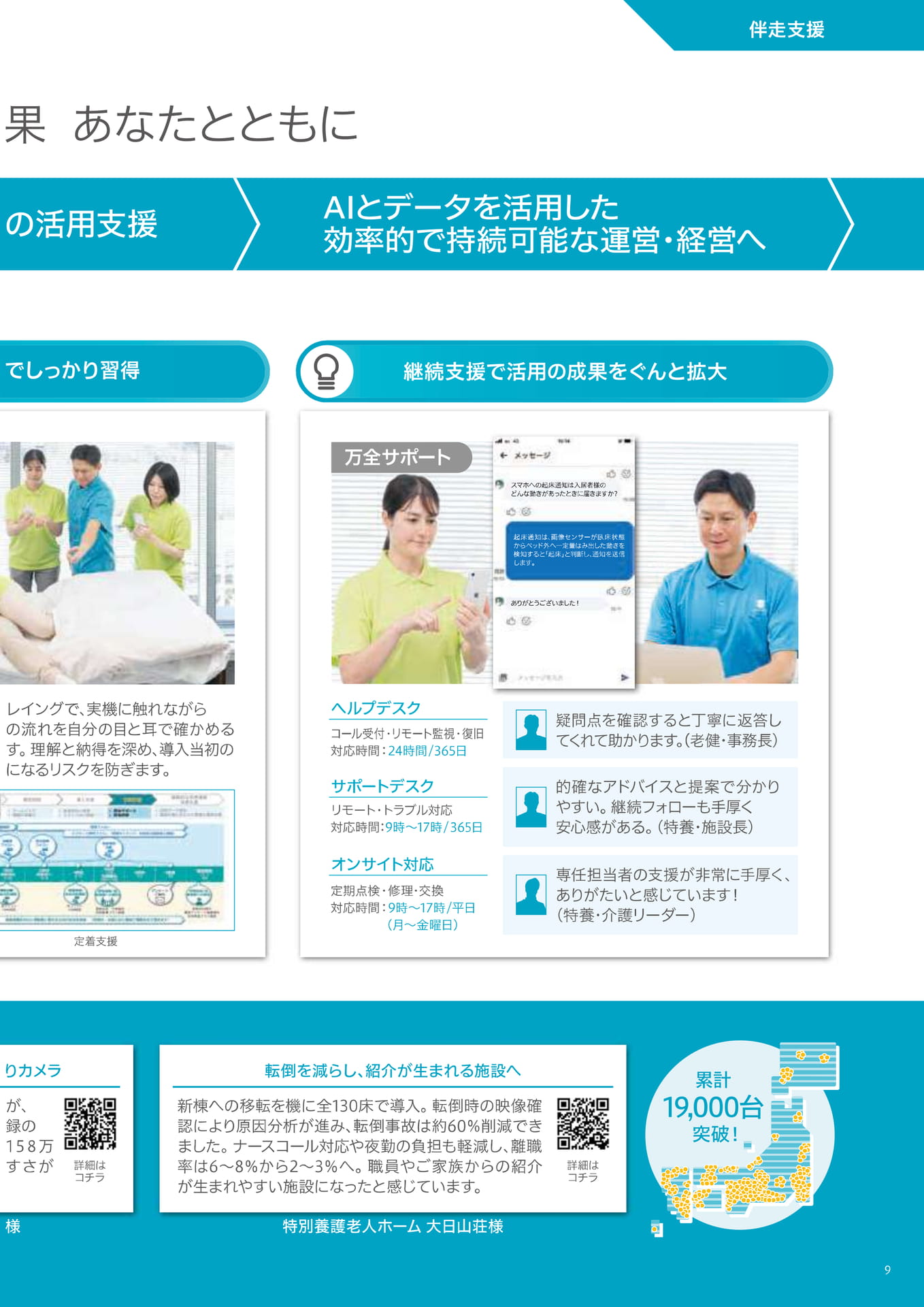 HitomeQ ケアサポート データ活用（9ページ目）