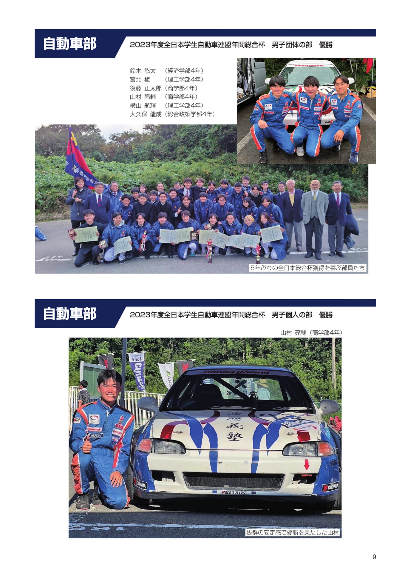 P9 小泉体育賞受賞者(11ページ目)