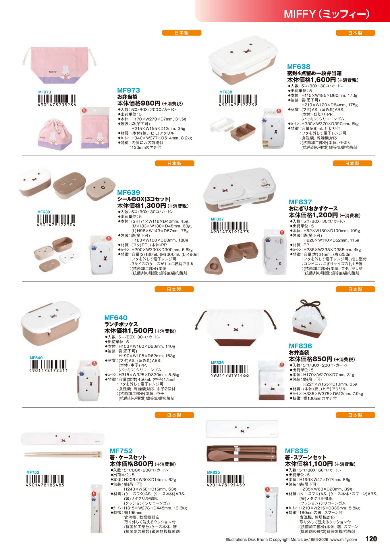 P.120 MIFFY(ミッフィー)(121ページ目)