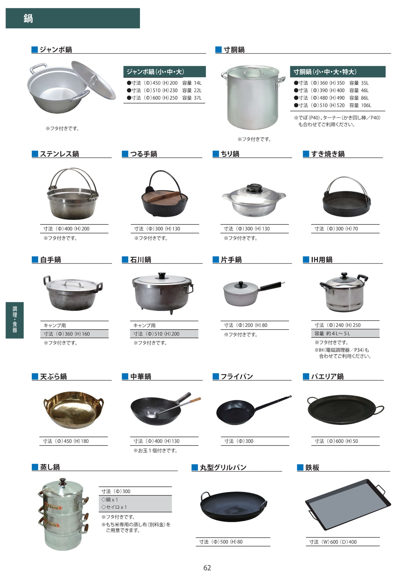 鍋・調理器具(62ページ目)