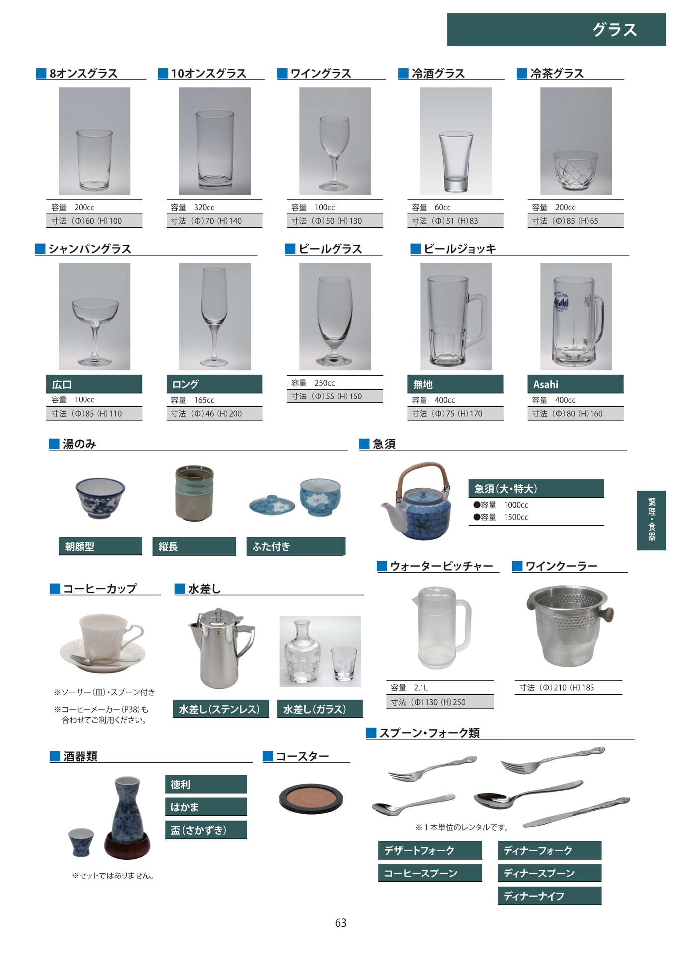 グラス・食器類(63ページ目)