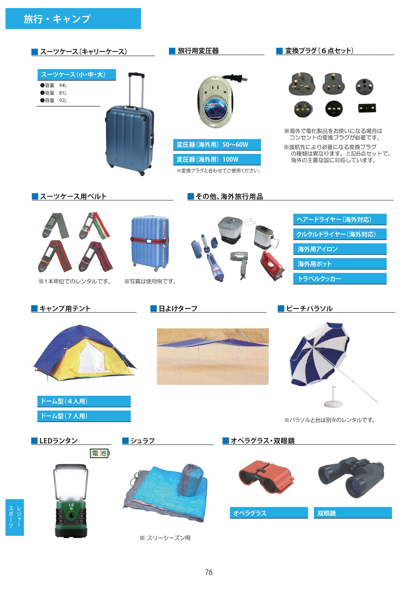 旅行・キャンプ用品(76ページ目)