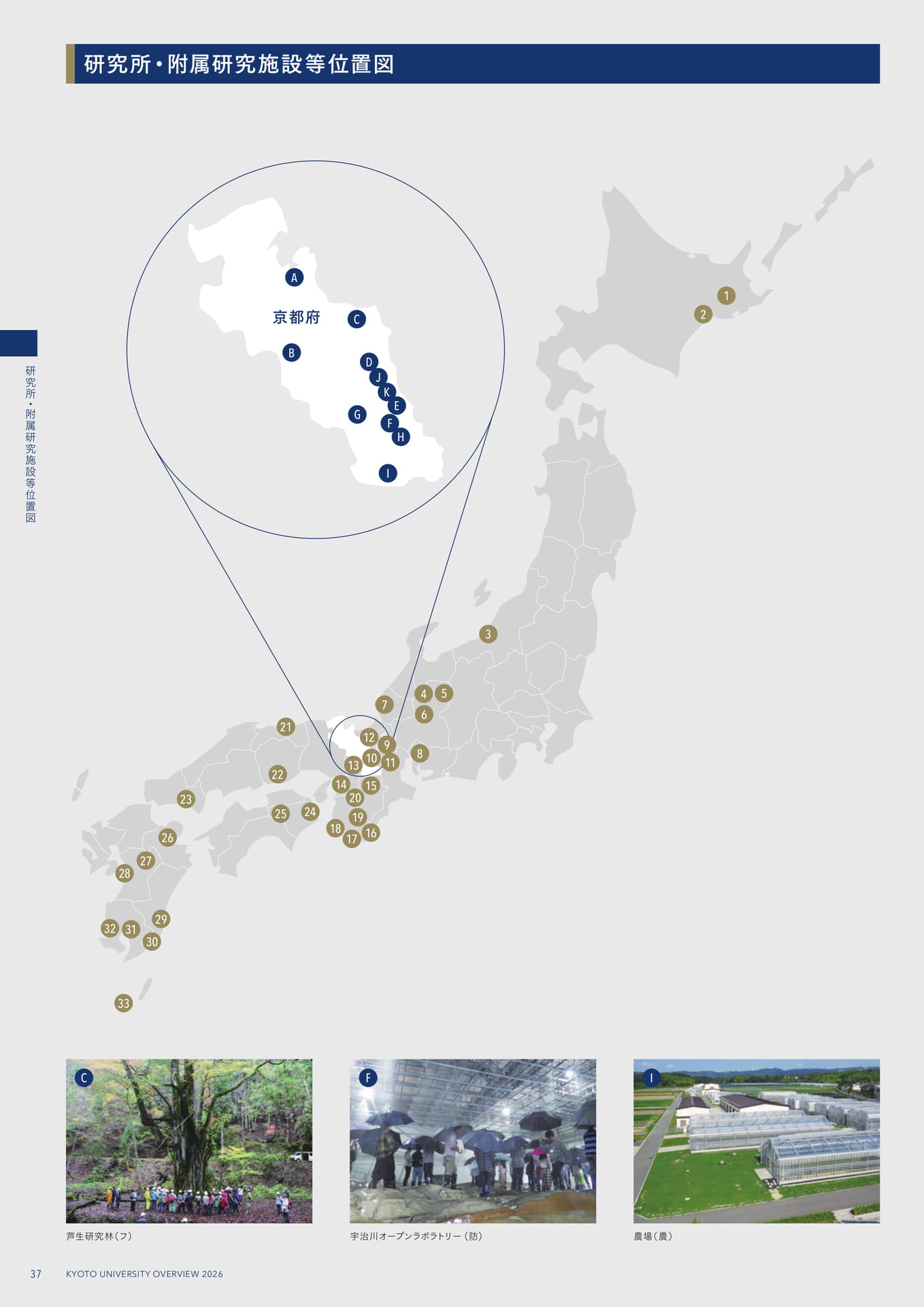 40 研究所・附属研究施設等位置図(40ページ目)