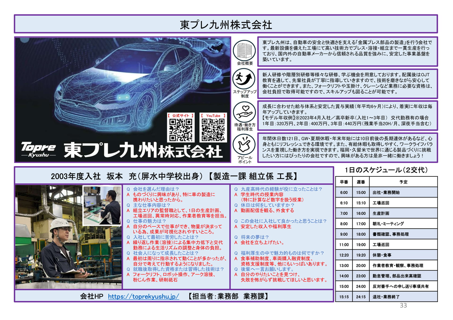東プレ九州株式会社（33ページ目）