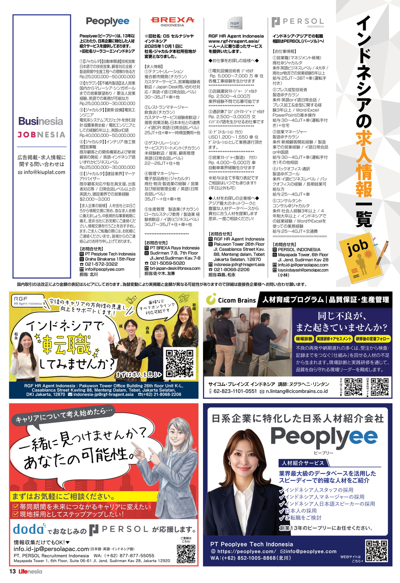 求人情報・人材紹介(13ページ目)