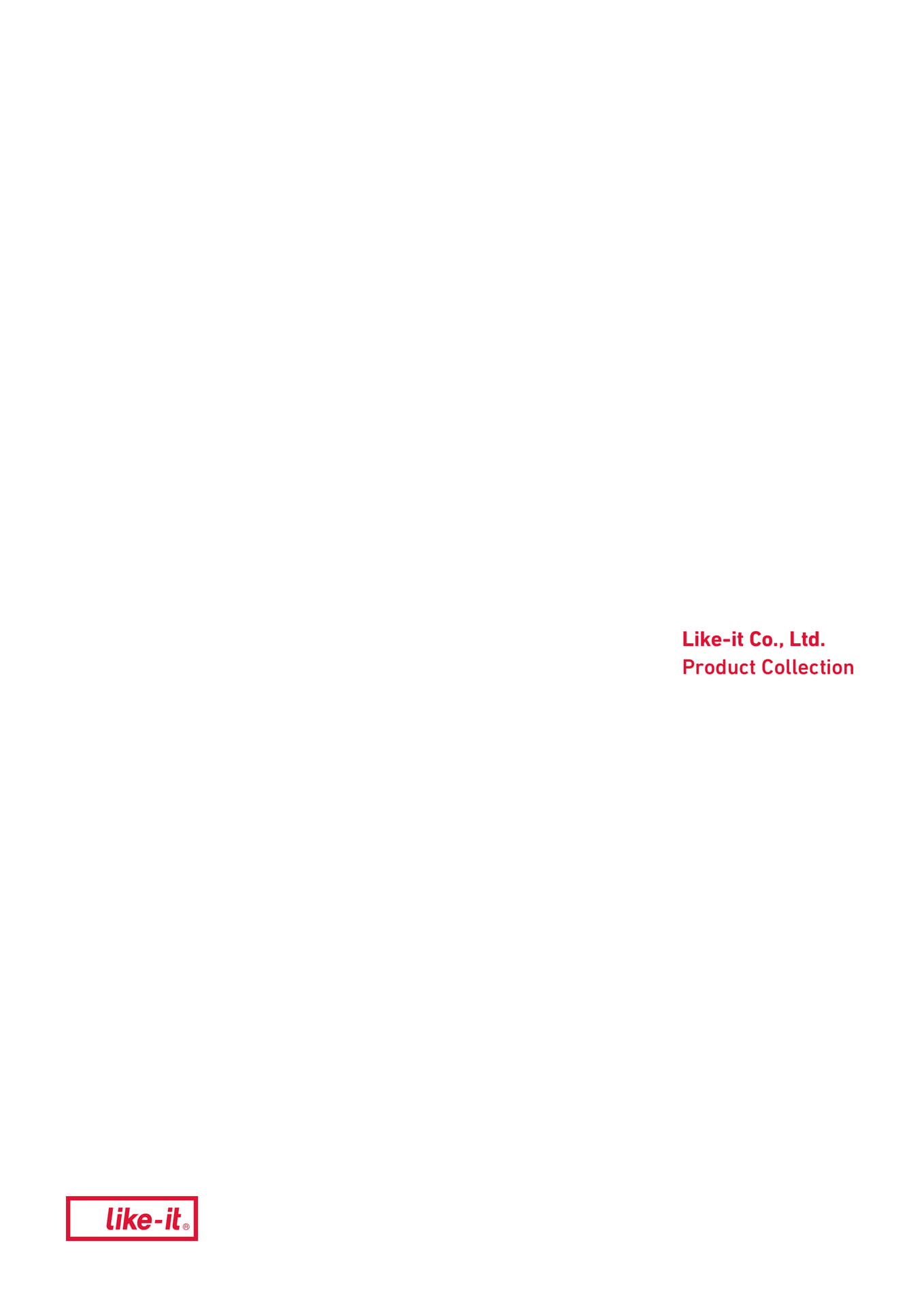 Like-it Co., Ltd. Product Collection（1ページ目）