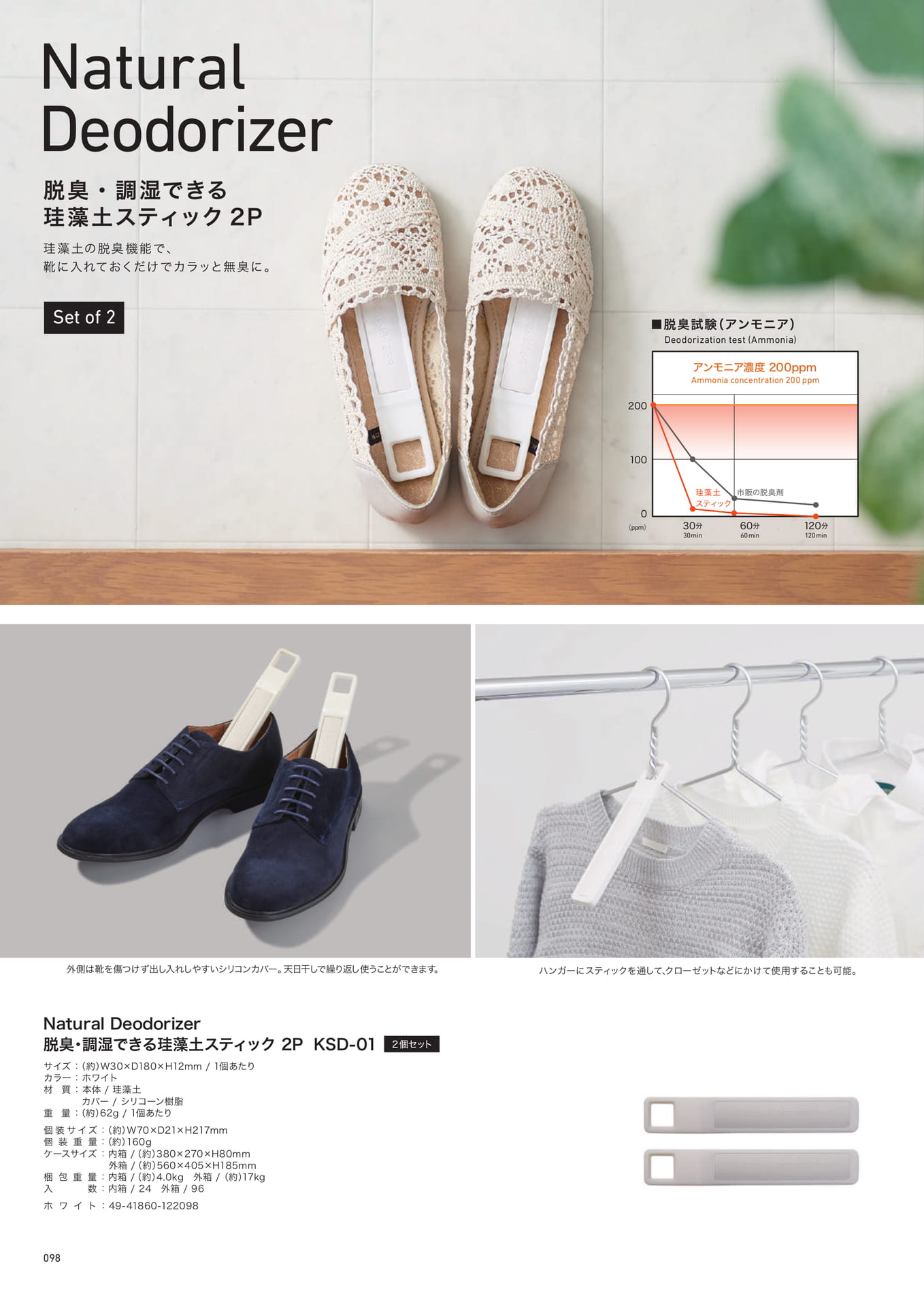 珪藻土スティック（98ページ目）