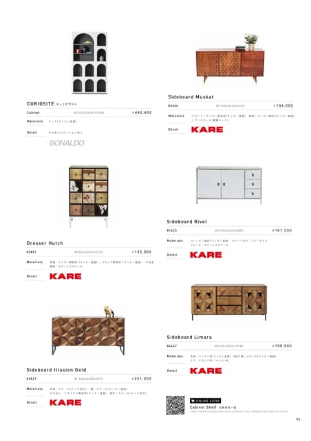 CABINET / SHELF（73ページ目）