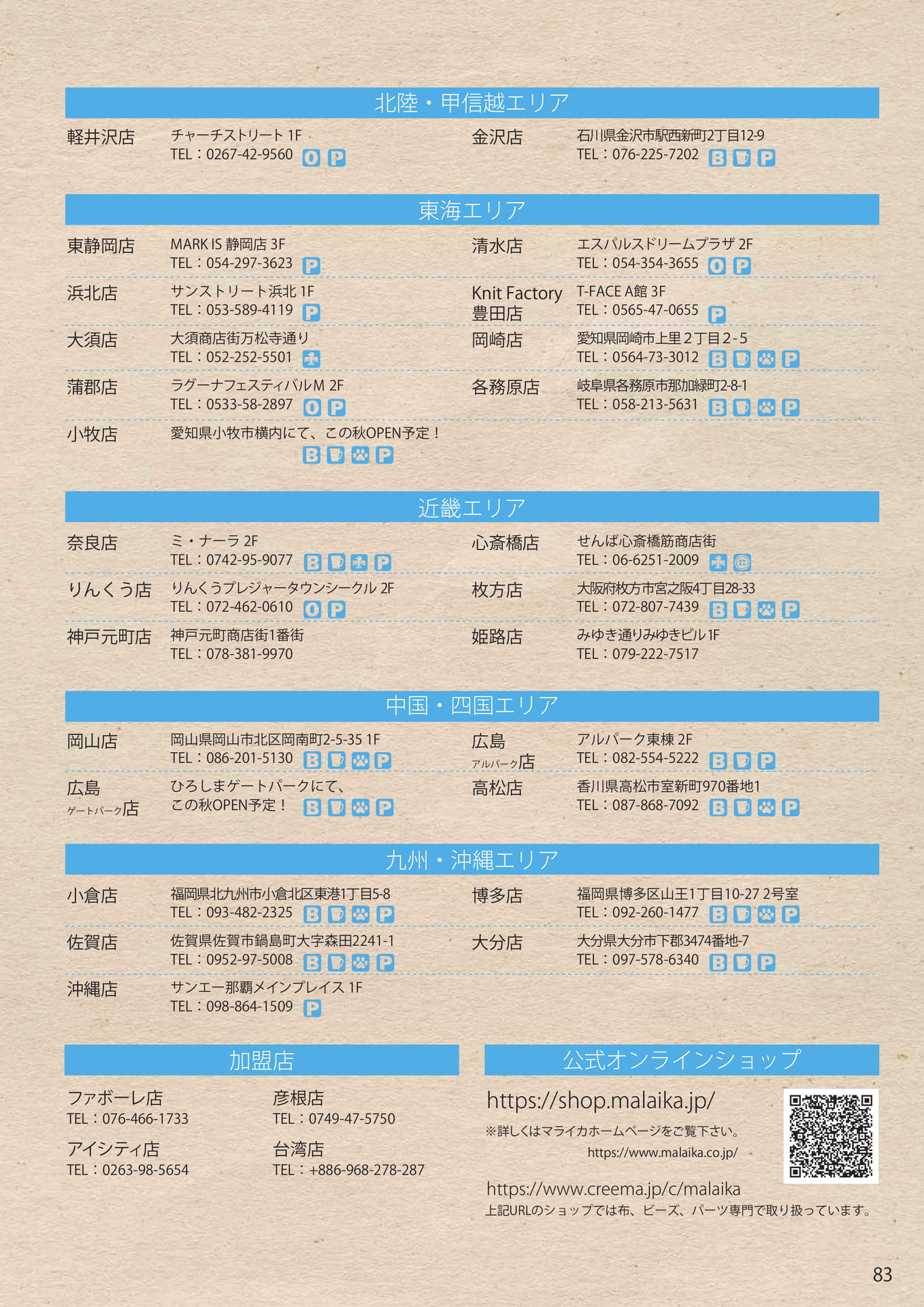 全国の店舗情報(83ページ目)