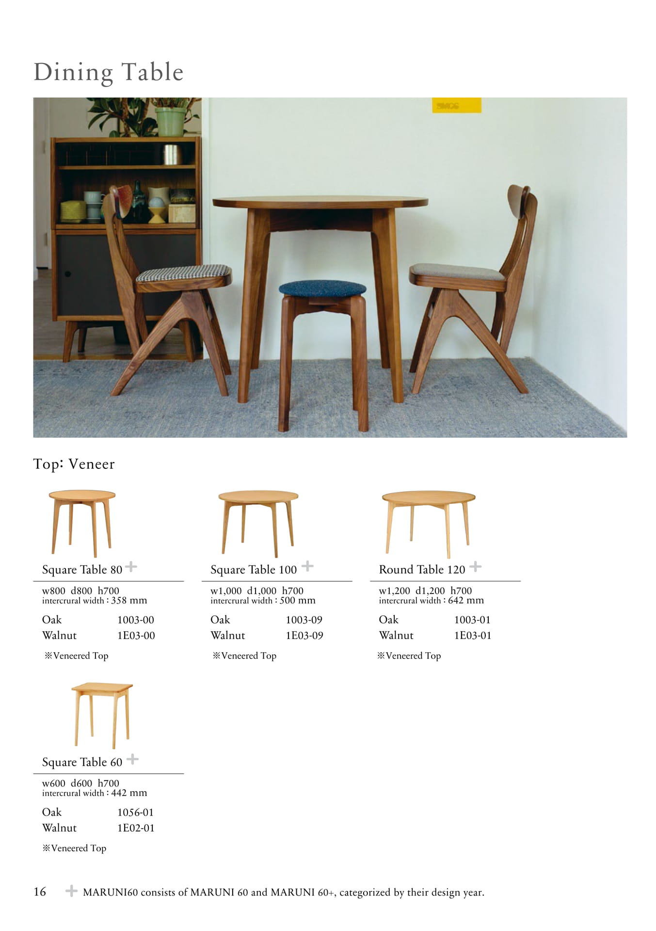 P16　Dining table（18ページ目）