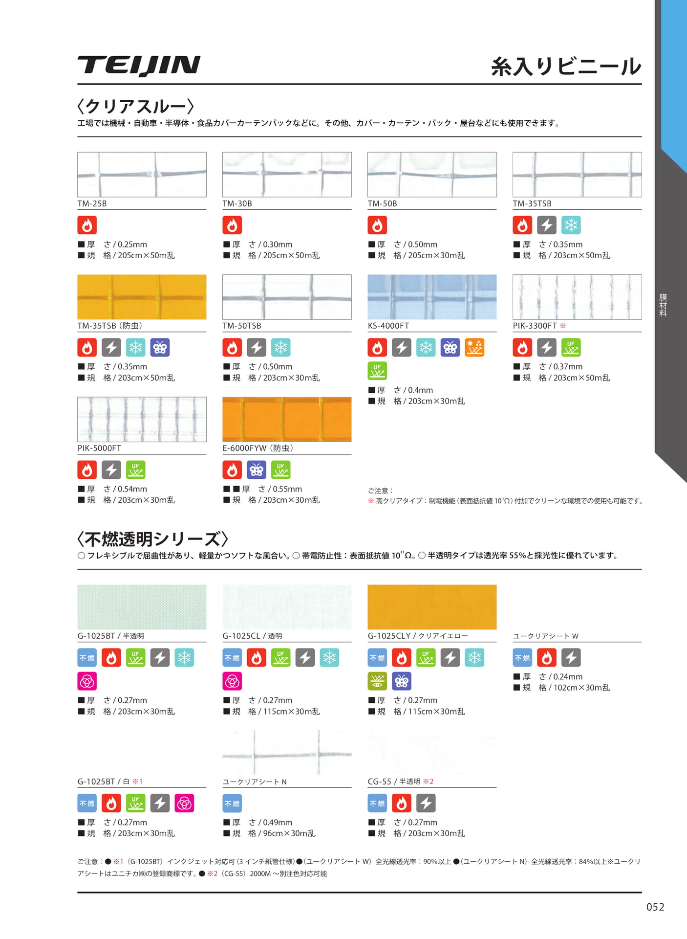 糸入りビニール(59ページ目)