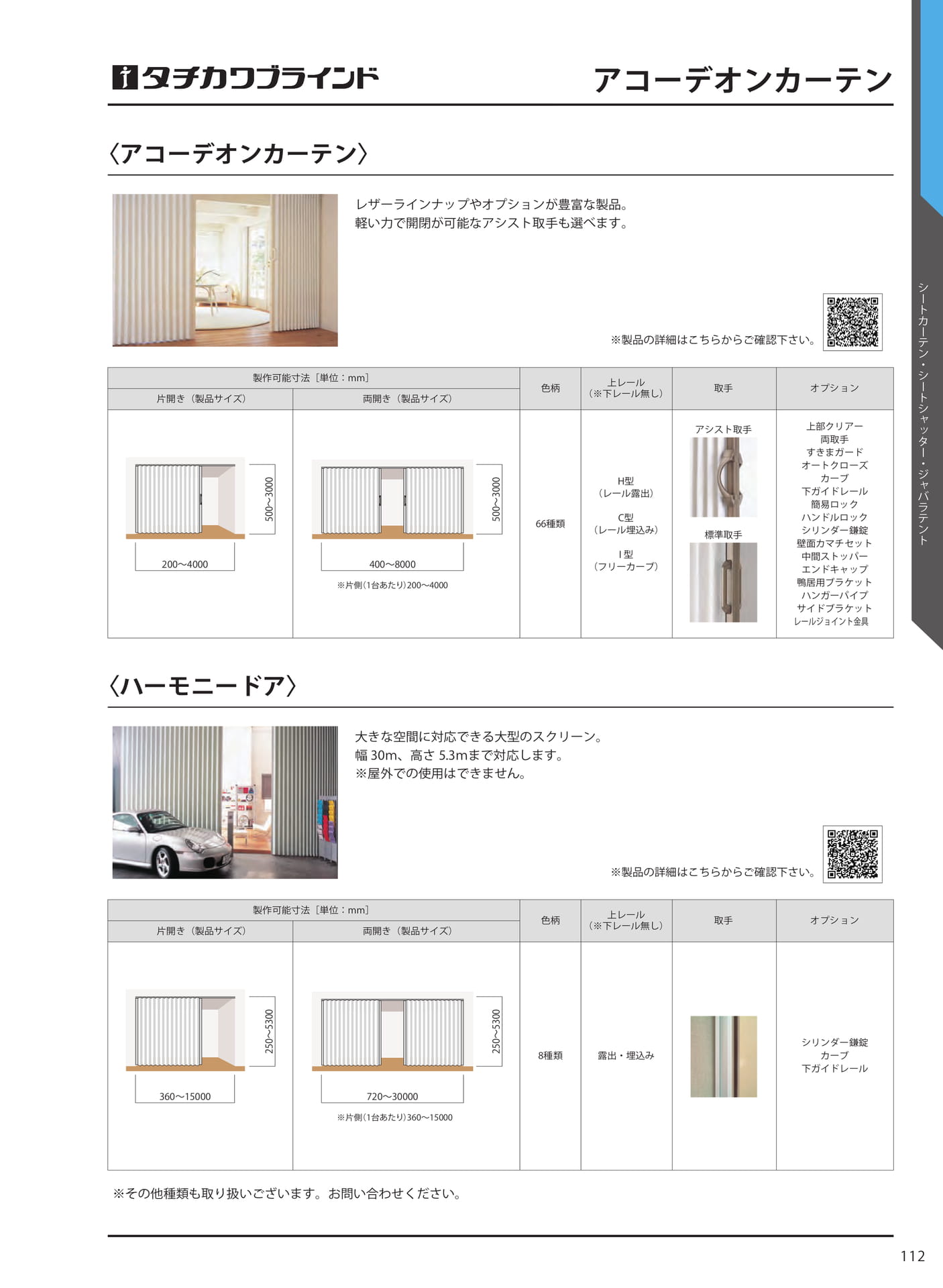 アコーデオンカーテン(119ページ目)