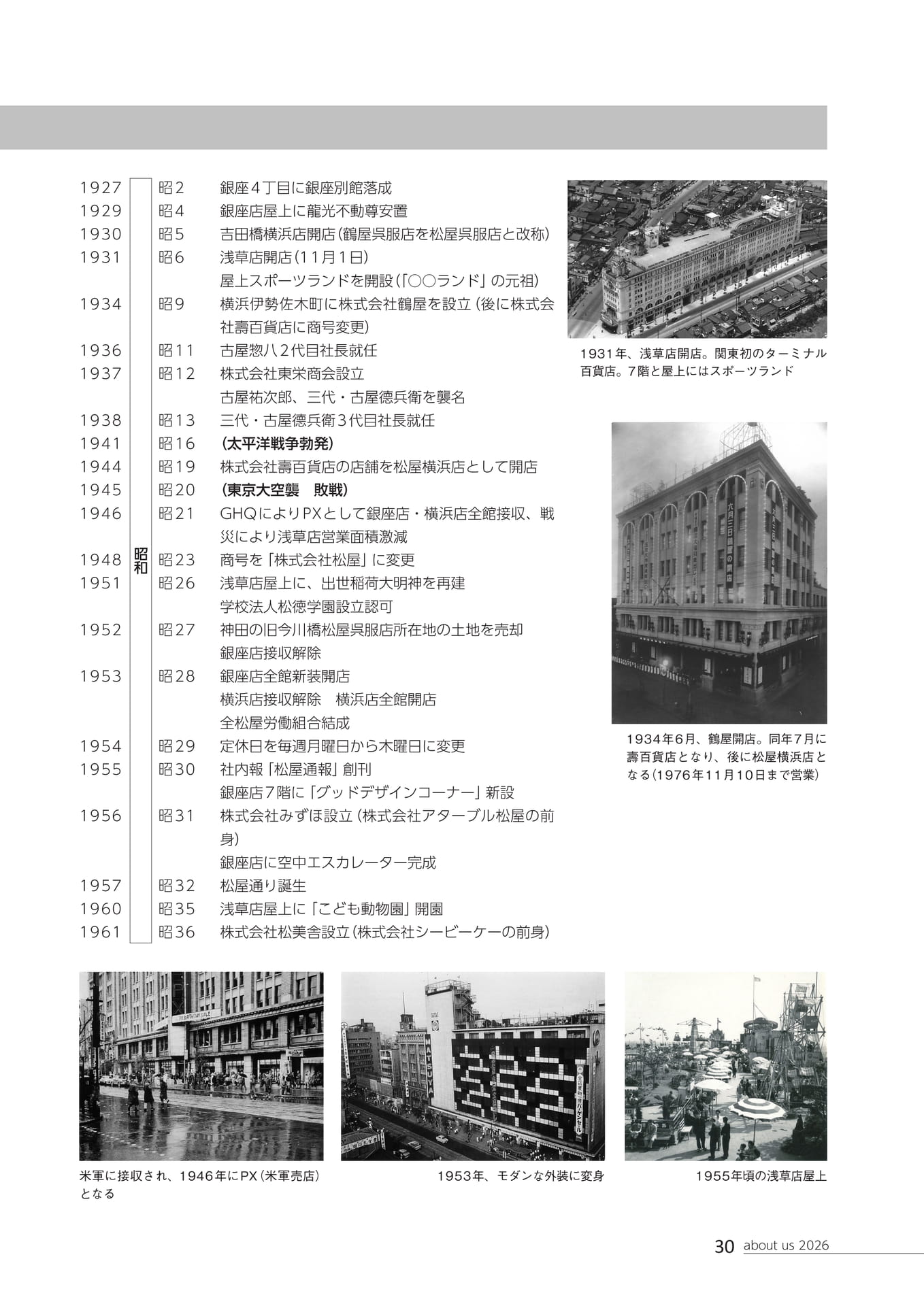 松屋の沿革（2）（31ページ目）