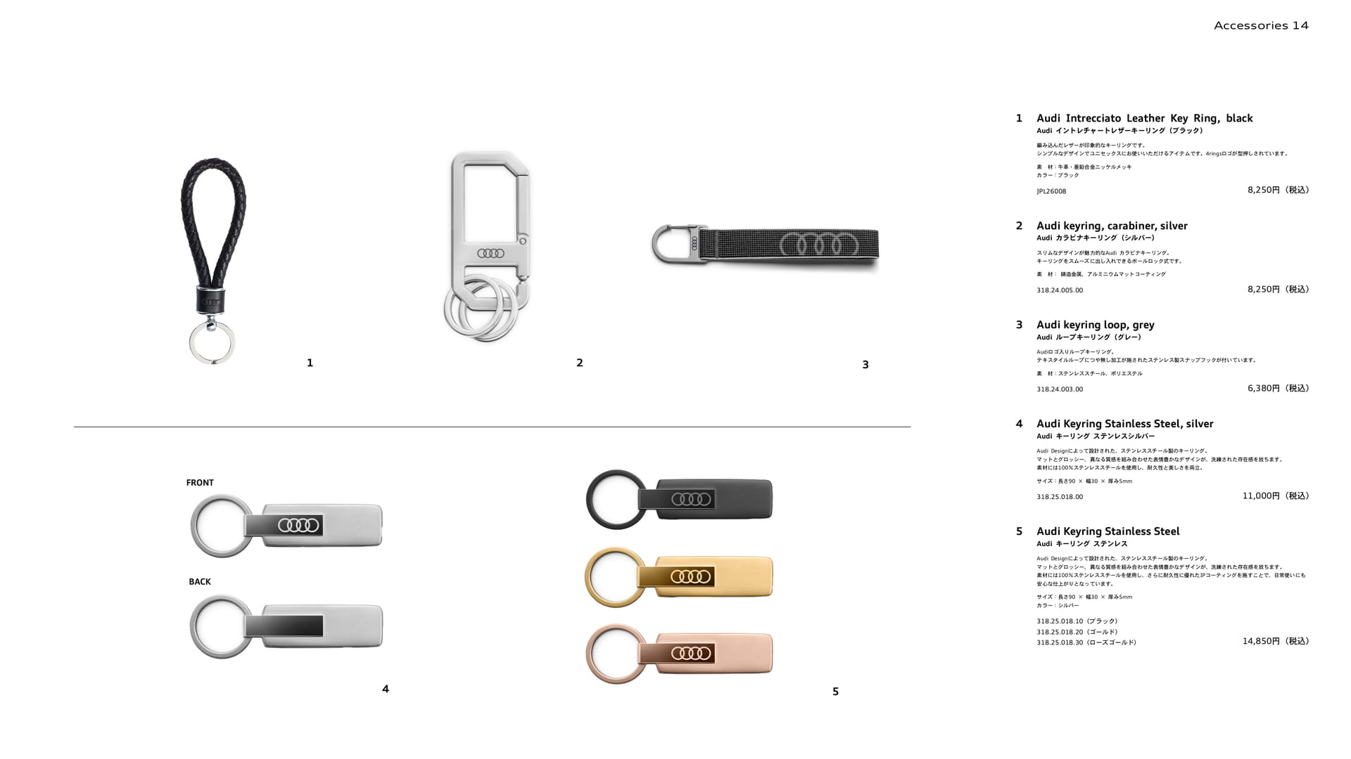 Accessories(14ページ目)