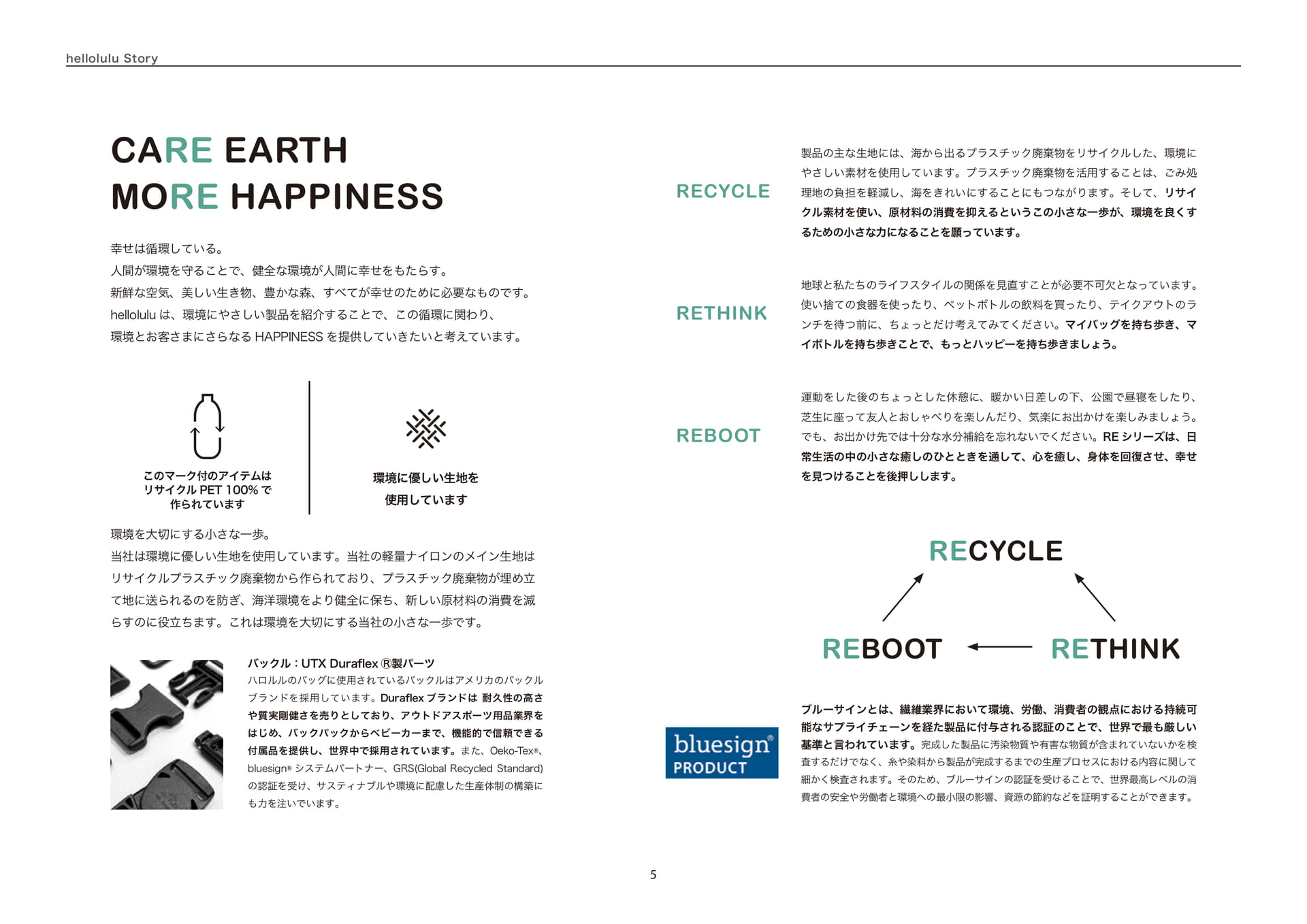 CARE EARTH MORE HAPPINESS(5ページ目)