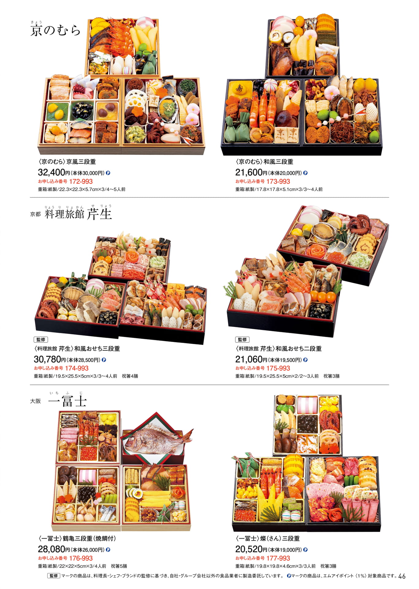 料亭・名店のおせち:京のむら 他(47ページ目)