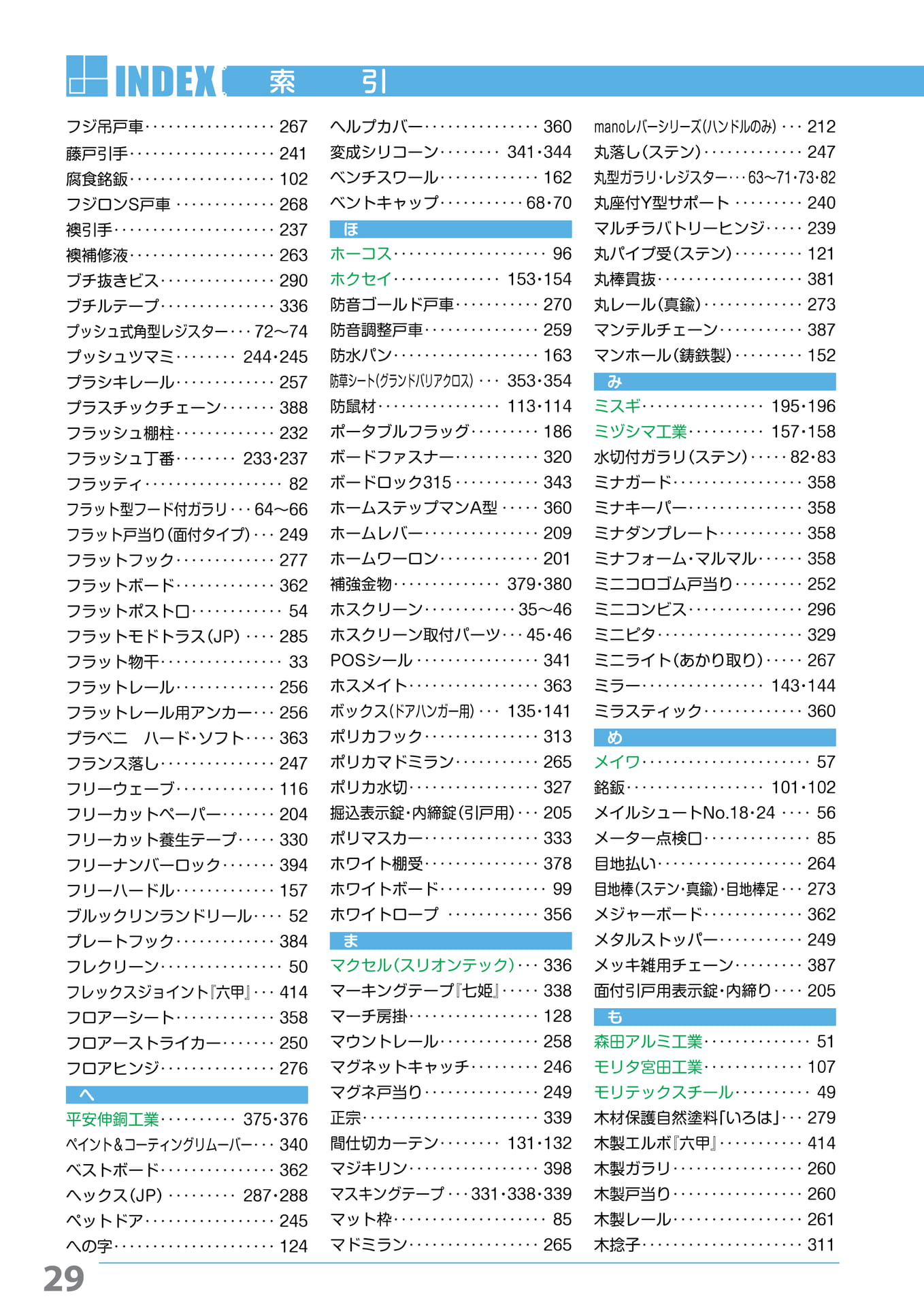 索引 へ~も(30ページ目)