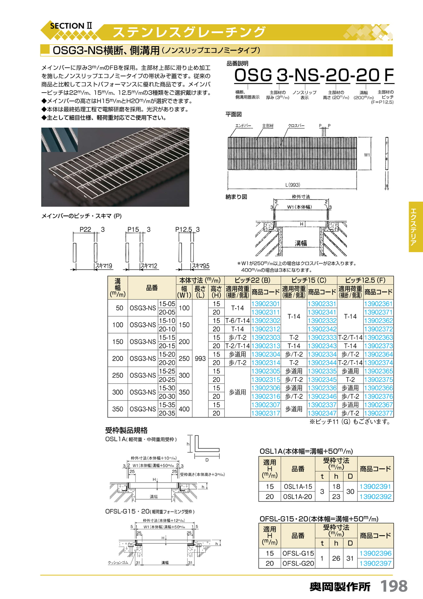 ステングレーチング 奥岡製作所 198(199ページ目)