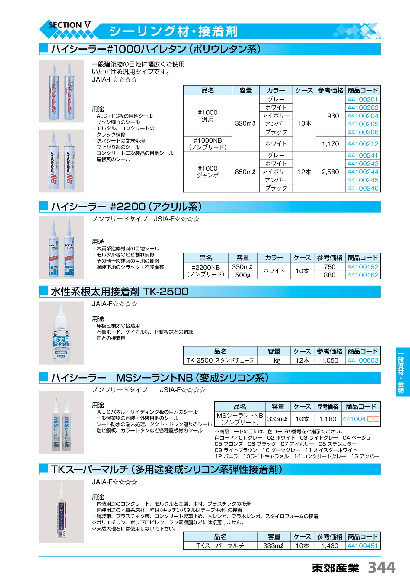 ハイシーラー・TK-2500 東郊産業 344(345ページ目)