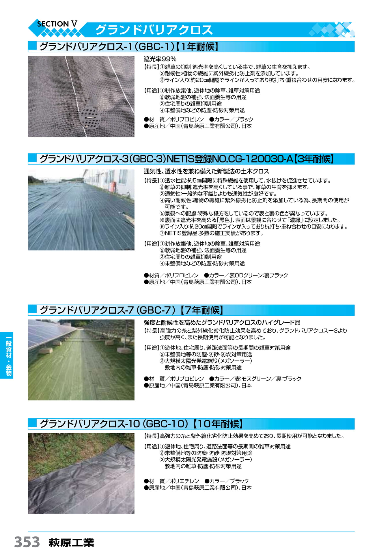グランドバリアクロス 萩原工業 353(354ページ目)