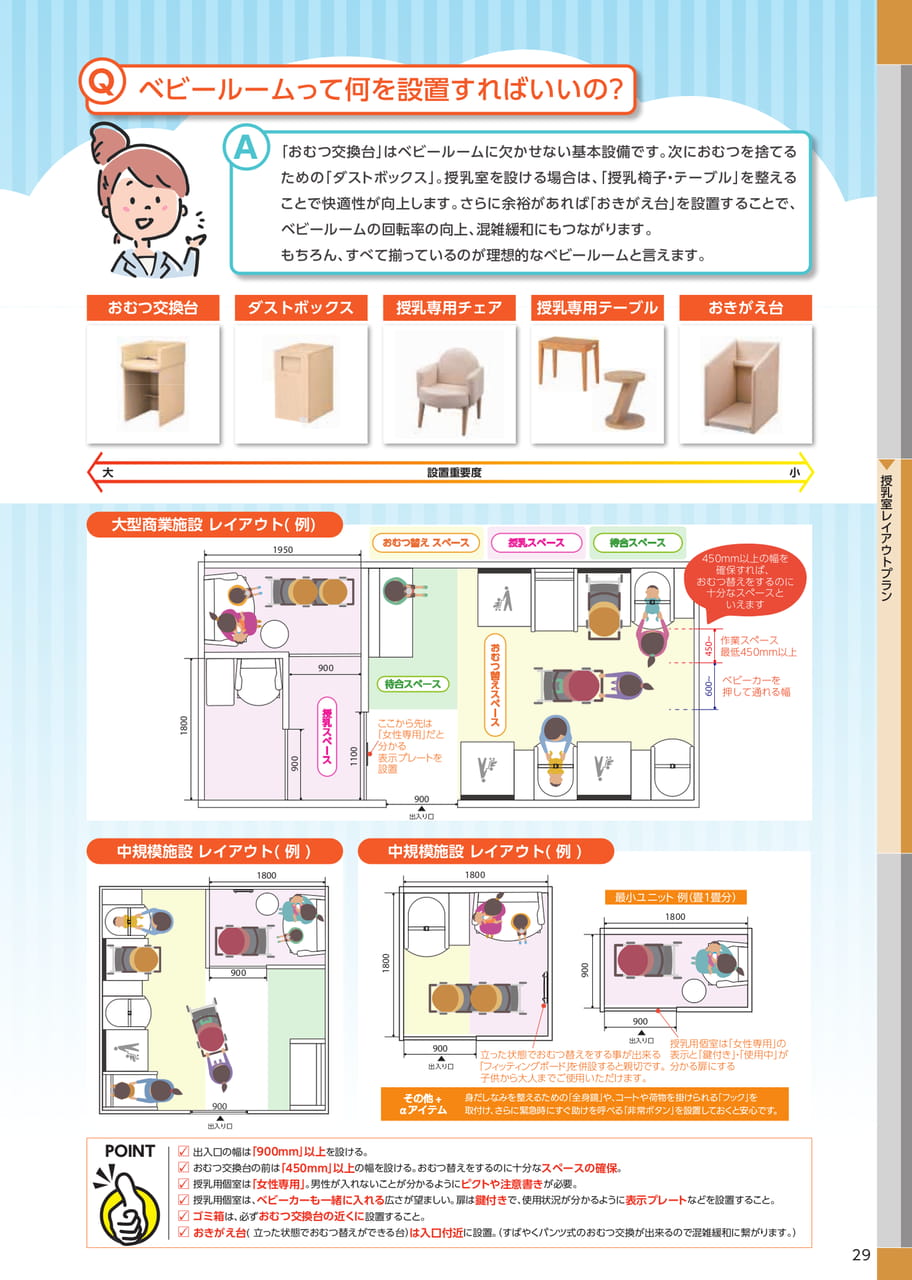 授乳室レイアウトプラン(31ページ目)