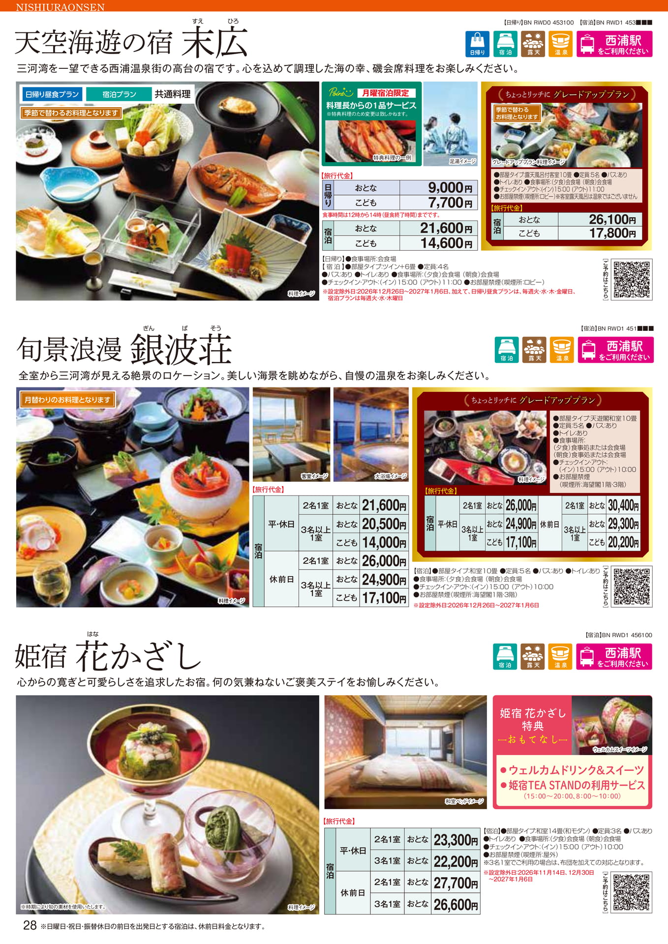 西浦温泉：末広・銀波荘（28ページ目）