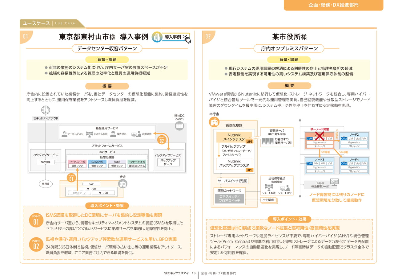 Page 13_東京都東村山市様事例、某市役所様事例（13ページ目）
