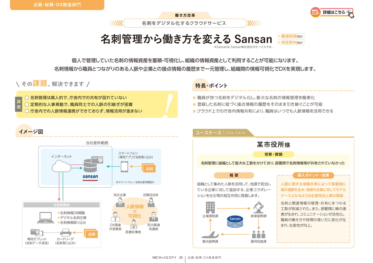 Page 20_名刺管理から働き方かを変えるSansan（20ページ目）