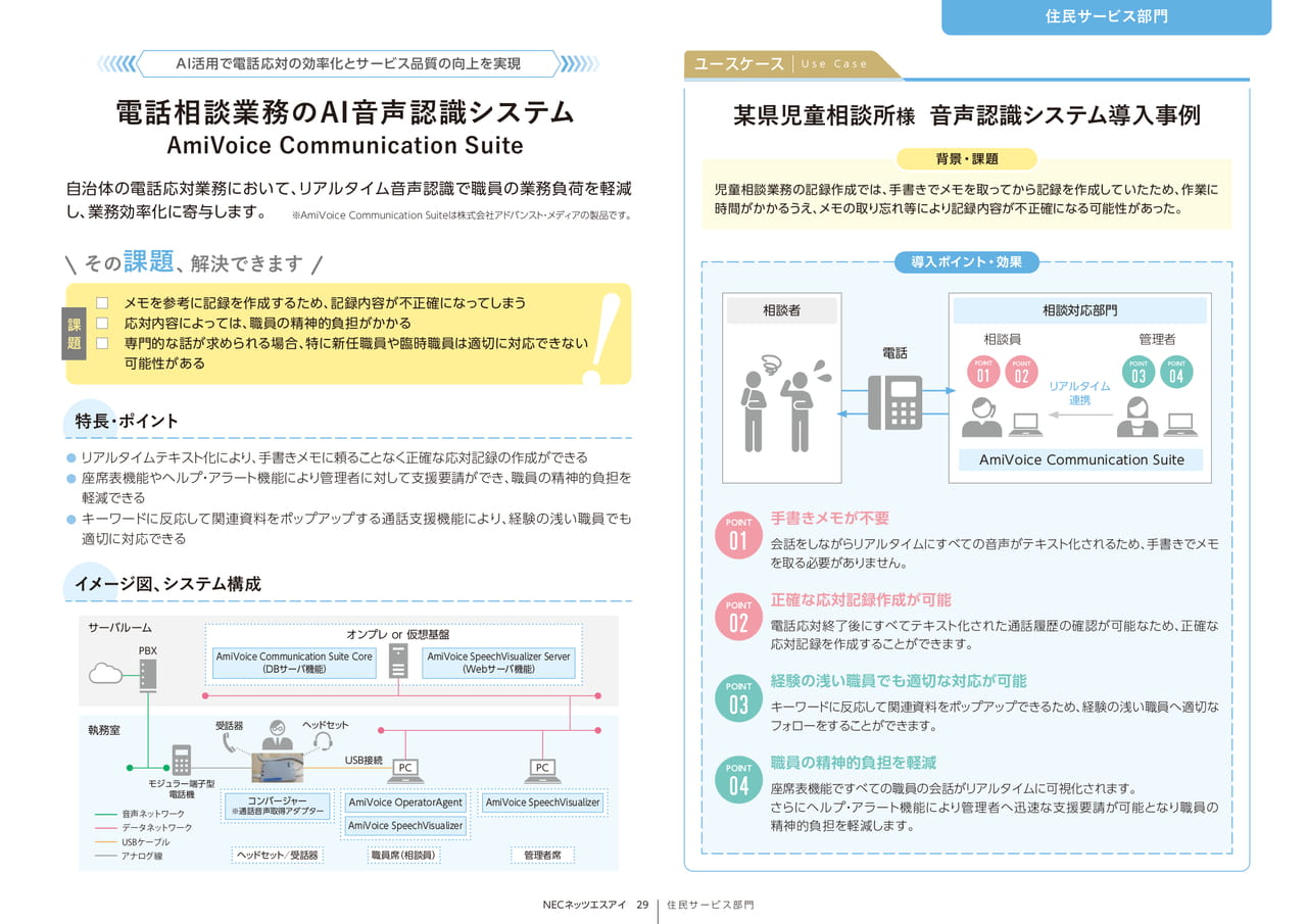 Page 29_電話相談業務のAI音声認識ｼｽﾃﾑ AmiVoice（29ページ目）